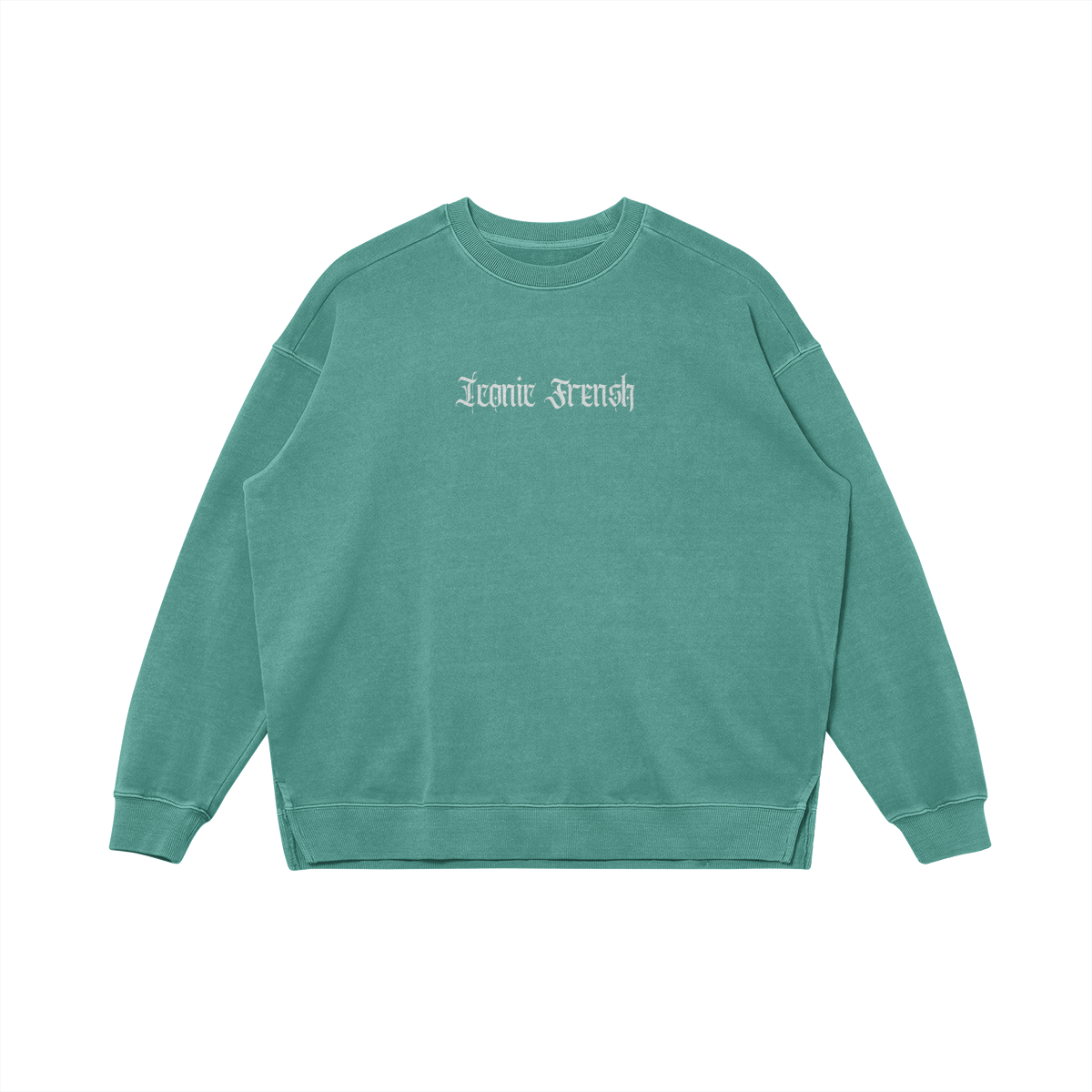 Sweatshirt Oversized Side Slit Faded | IconicFrensh ®